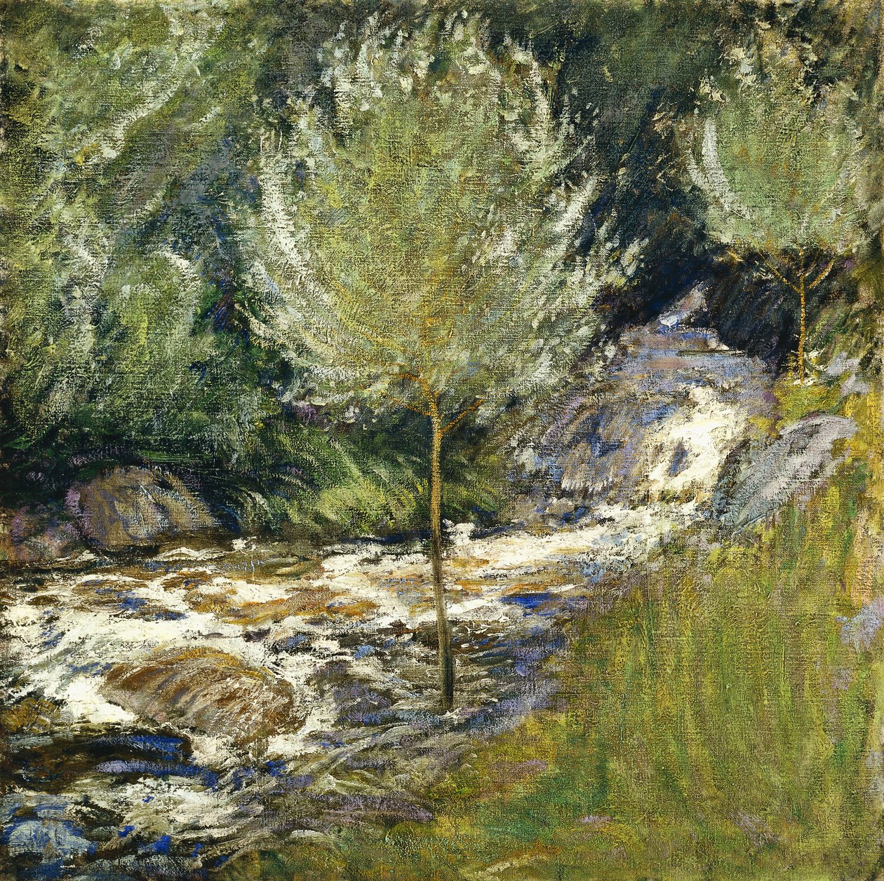 Cascate di Horseneck, Greenwich, Connecticut da John Henry Twachtman