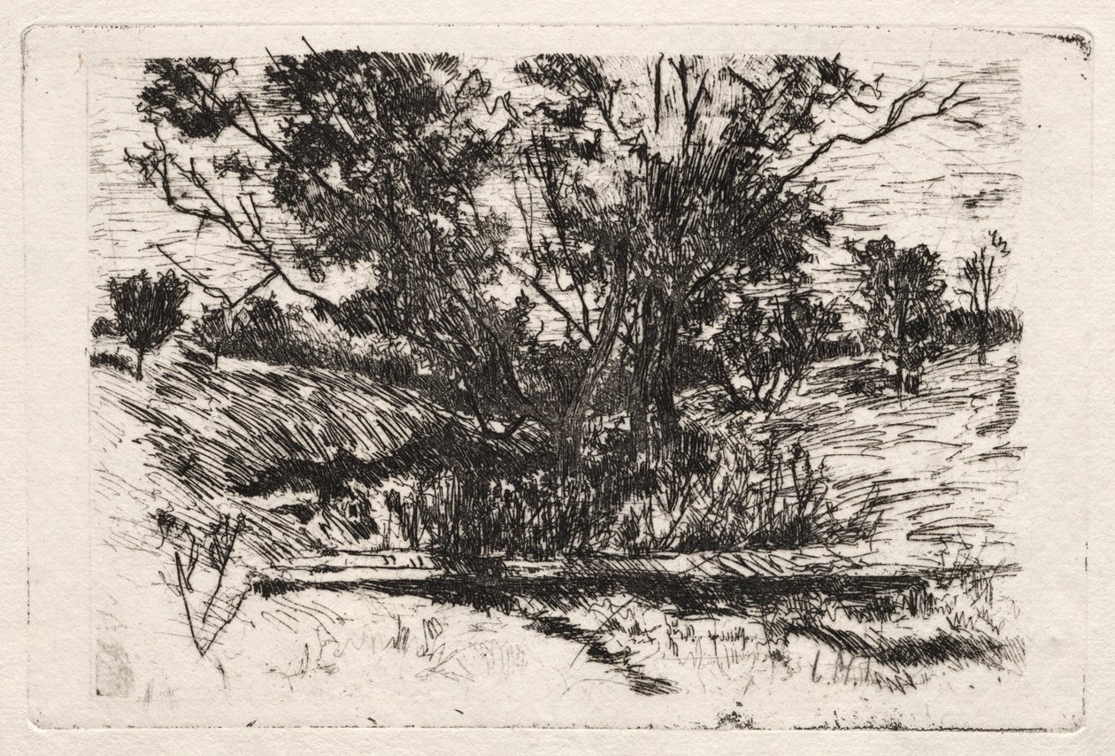 Paesaggio vicino a Cincinnati da John Henry Twachtman