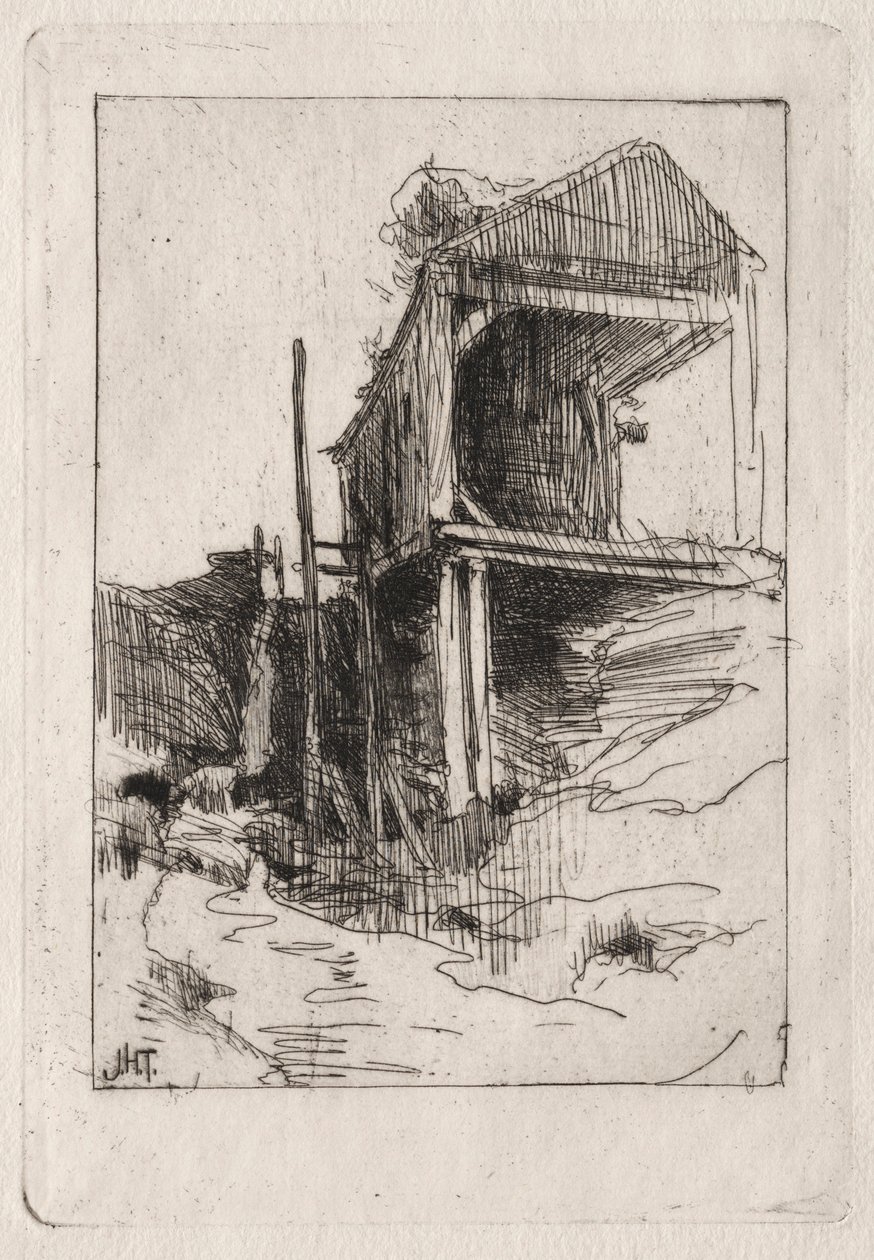 Vecchio mulino, Branchville, Connecticut da John Henry Twachtman