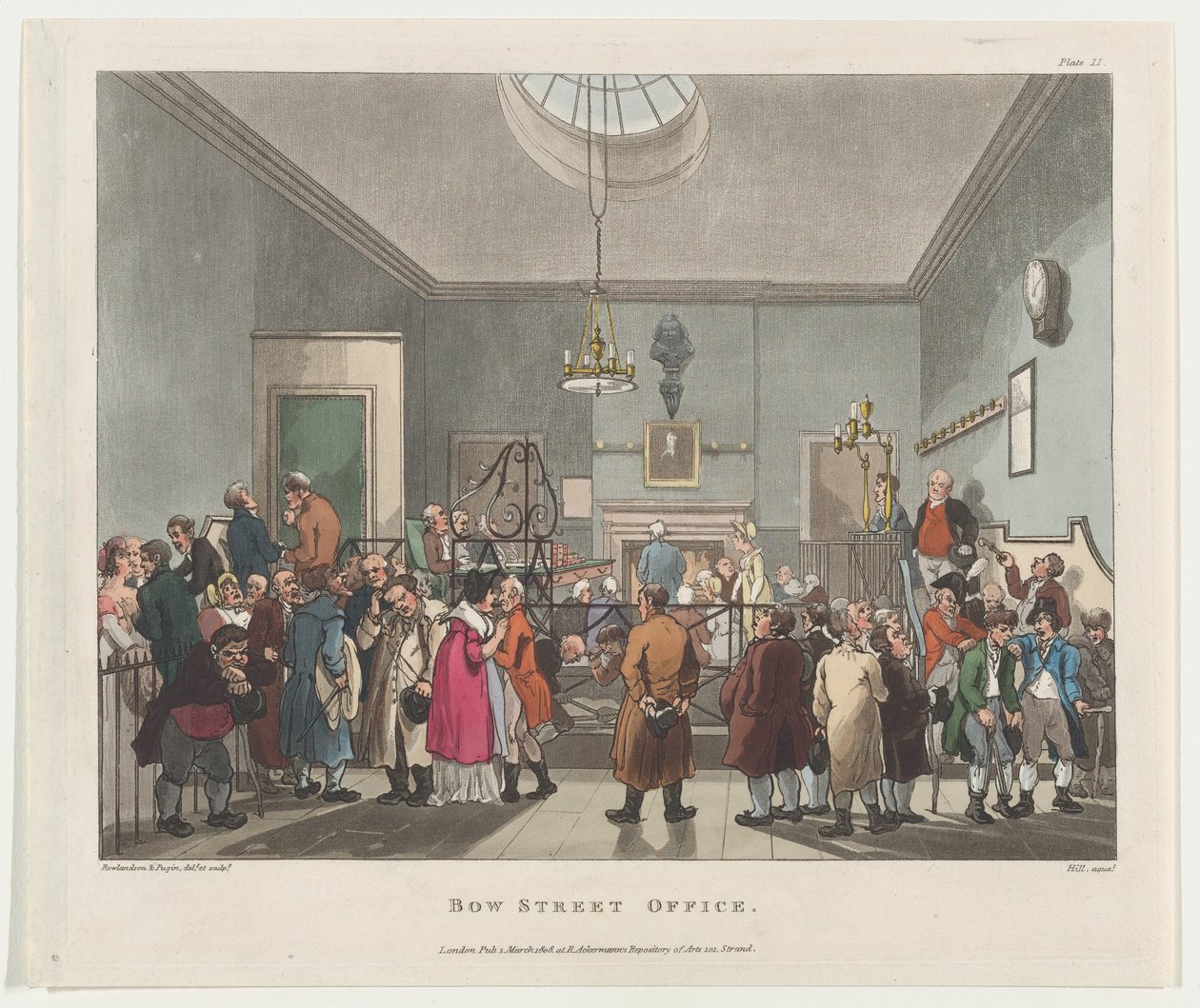 Ufficio di Bow Street, 1 marzo 1808 da John Hill