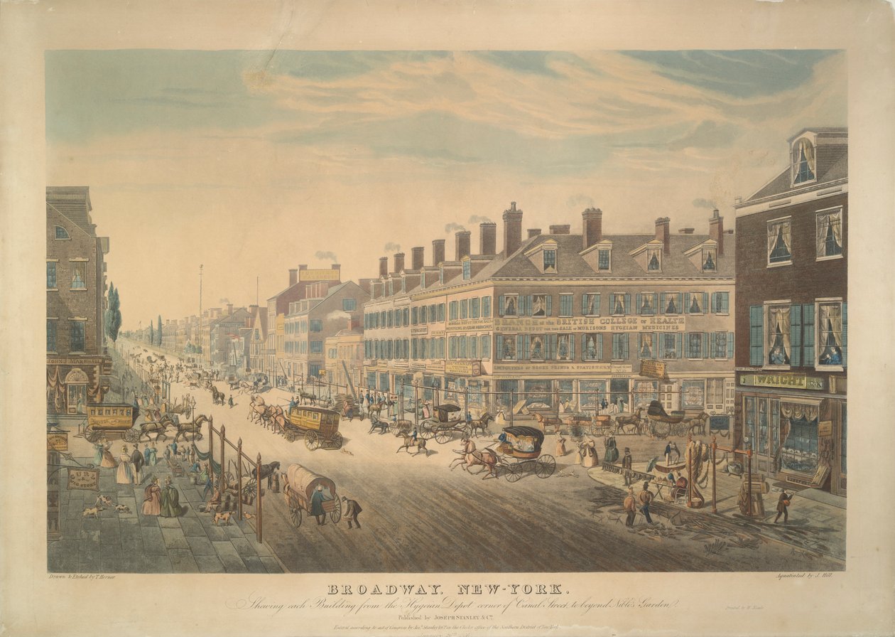 Broadway, New York da John Hill