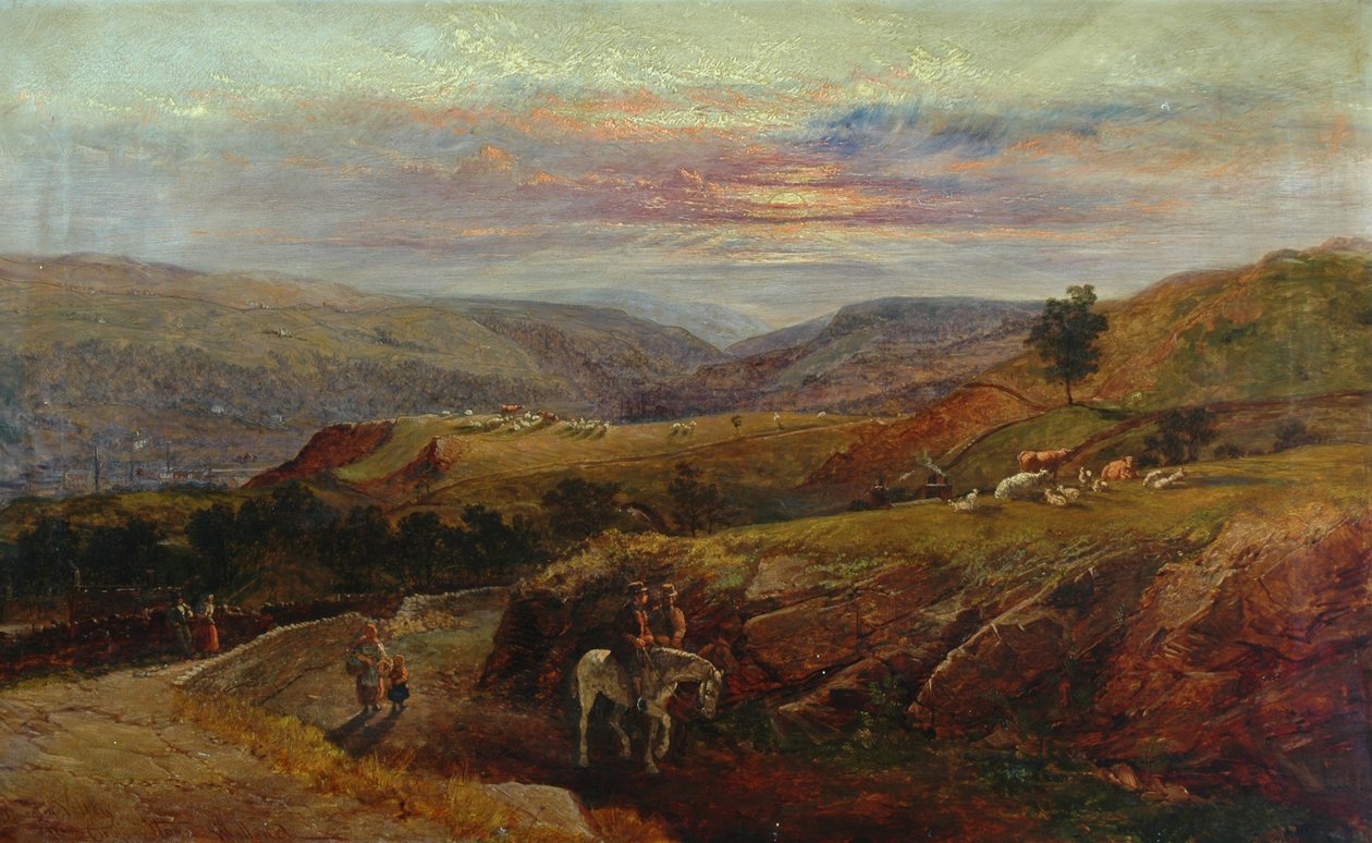 Valle di Burnley da Crofts Stone, 1870 da John Holland
