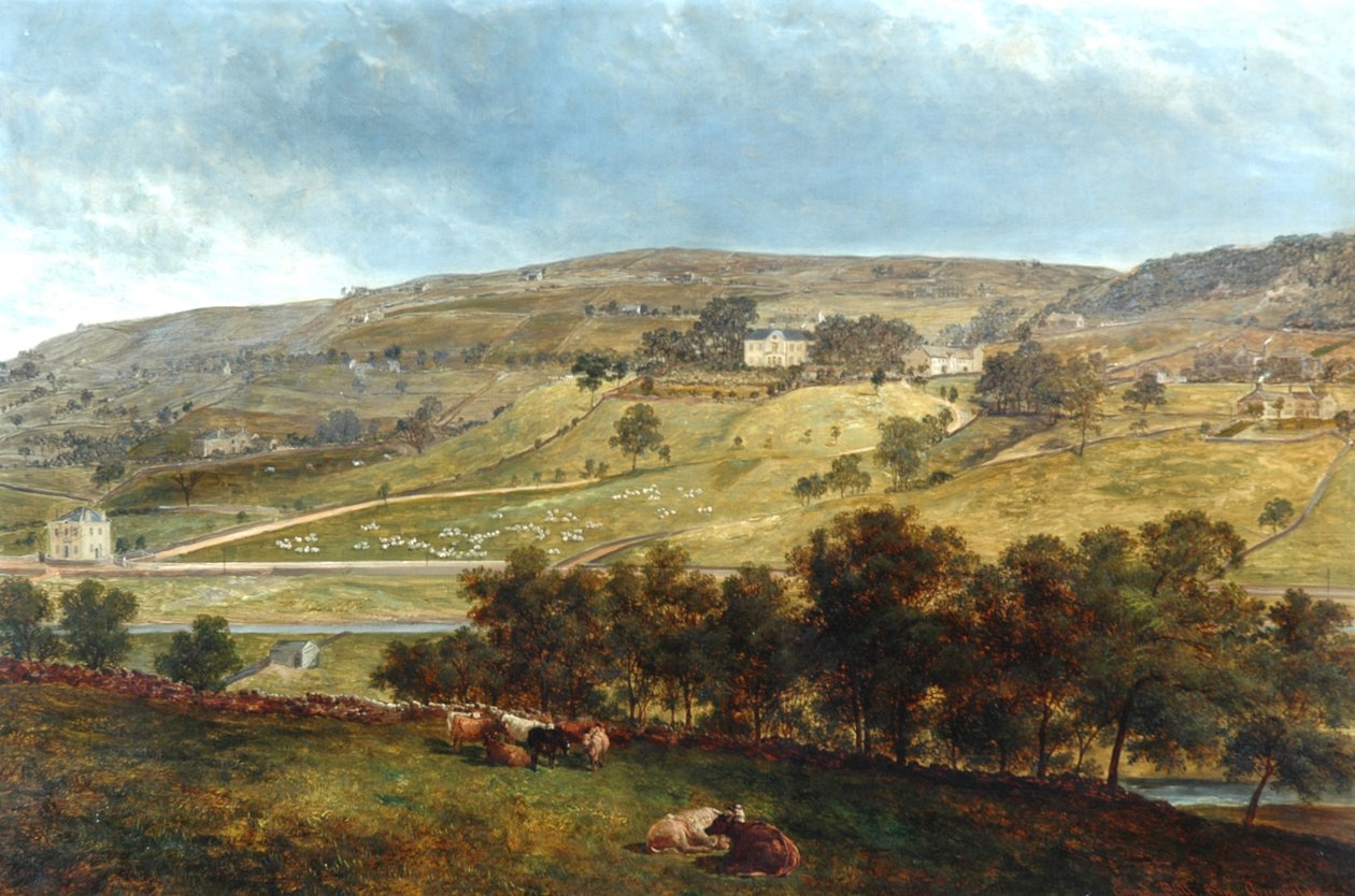 Ewood Hall da Greenfields, 1869 da John Holland