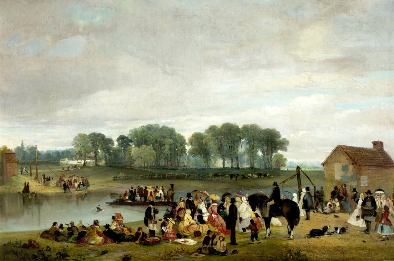 Traghetto di Wilford, Nottingham (La mangiata di ciliegie) da John Holland