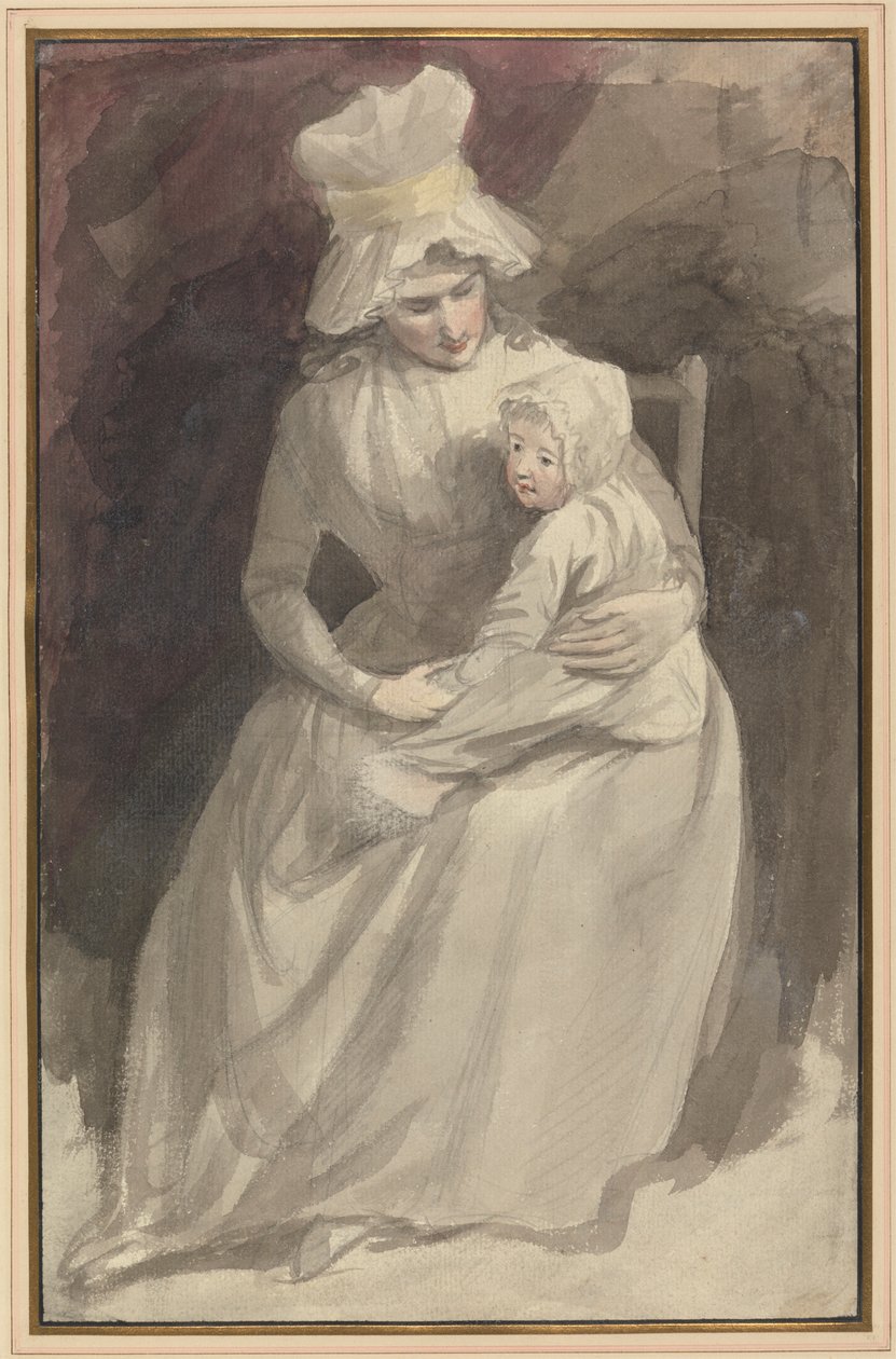 Mrs. Skinner e bambino da John Hoppner