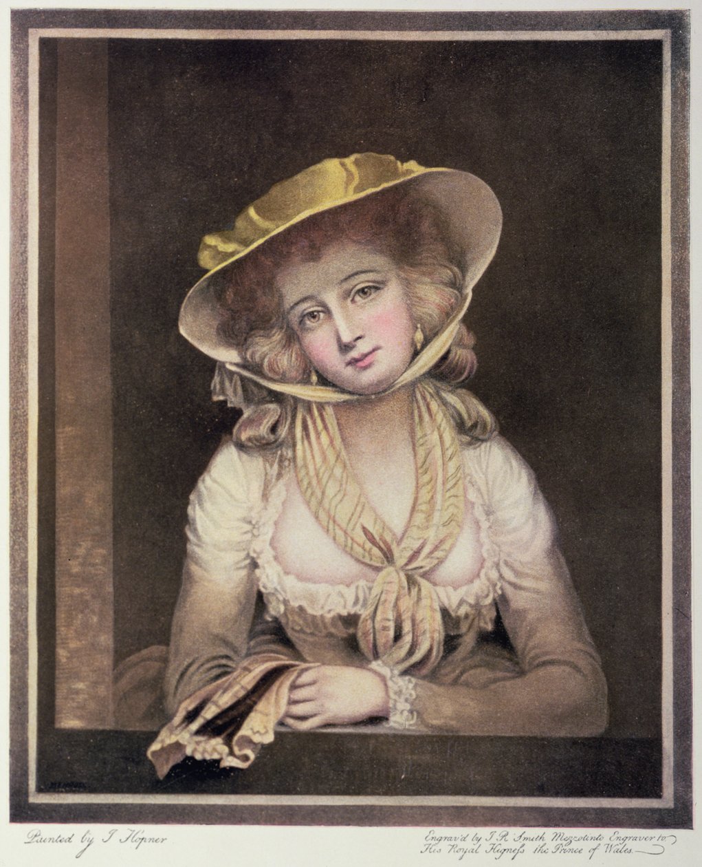 Ritratto di Sophia Western, inciso da J.R. Smith, XVIII secolo da John Hoppner