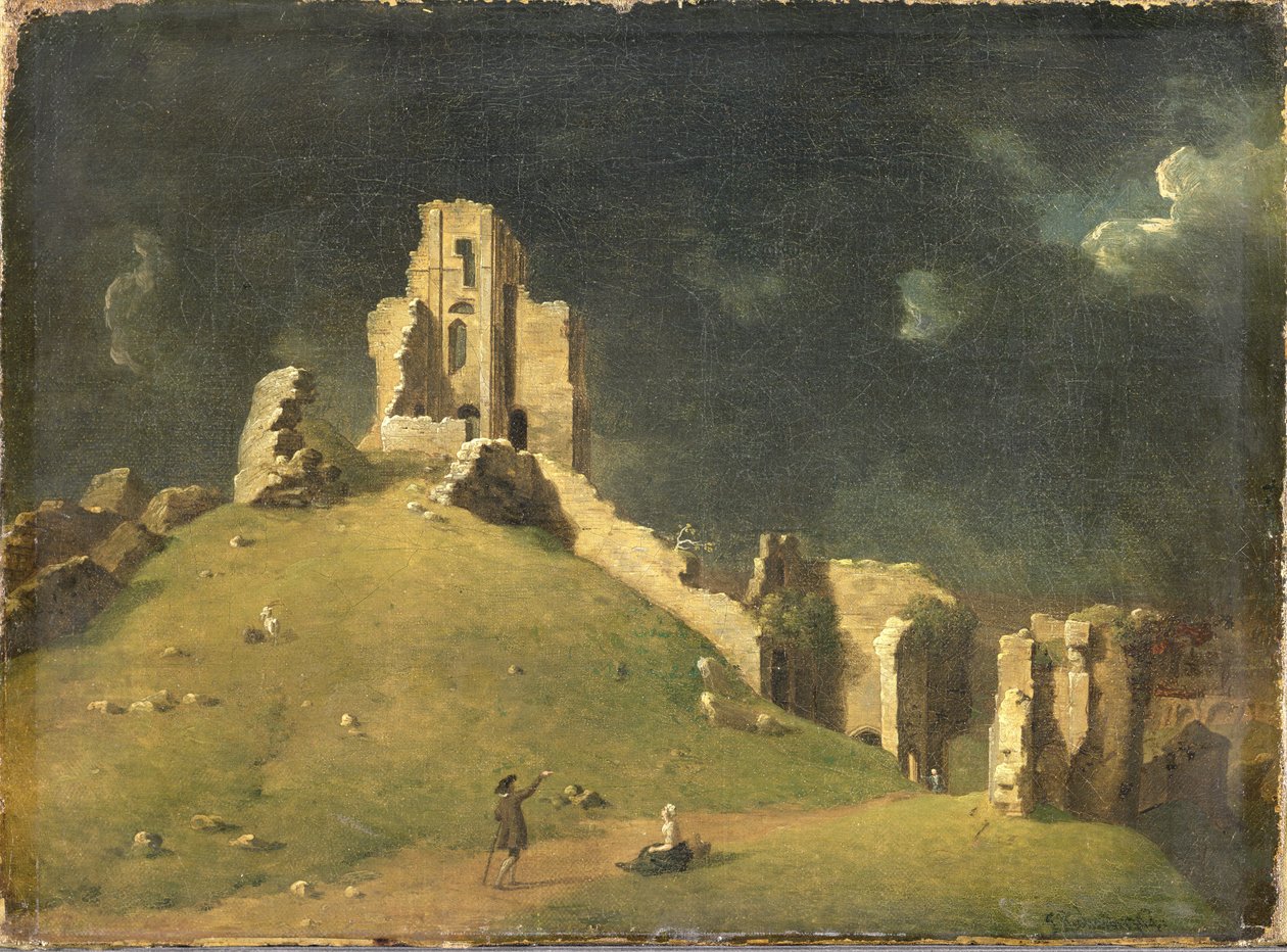 Castello di Corfe, Dorset da John Inigo Richards