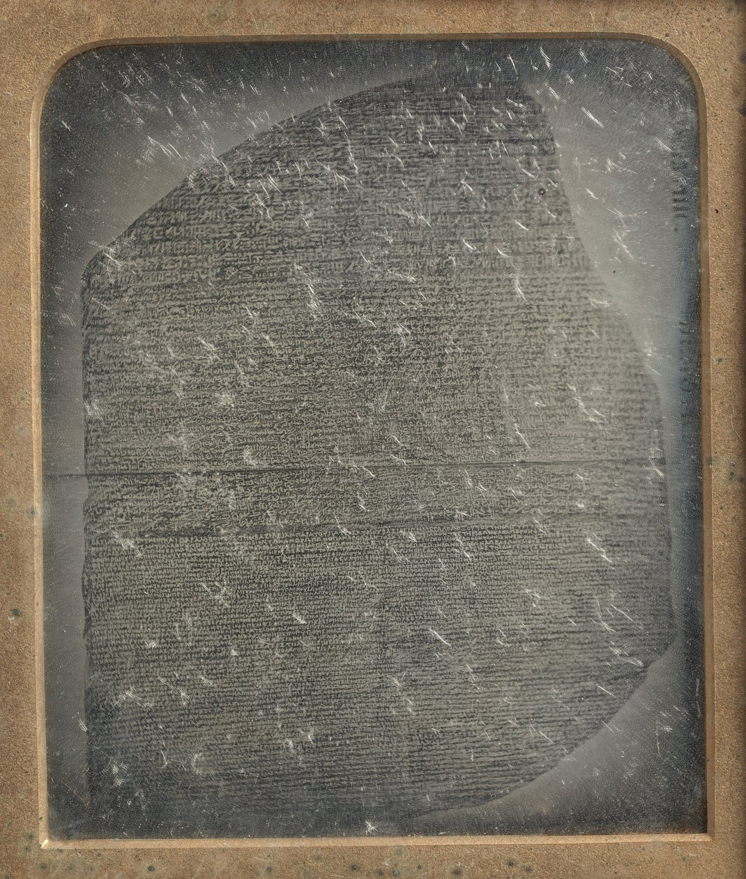 Copia della Stele di Rosetta, 1846-52 da John Jabez Edwin Mayall