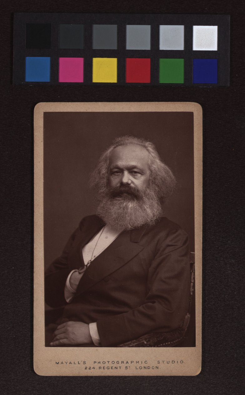 Karl Marx (1818-1883), filosofo, economista, pensatore politico da John Jabez Edwin Mayall