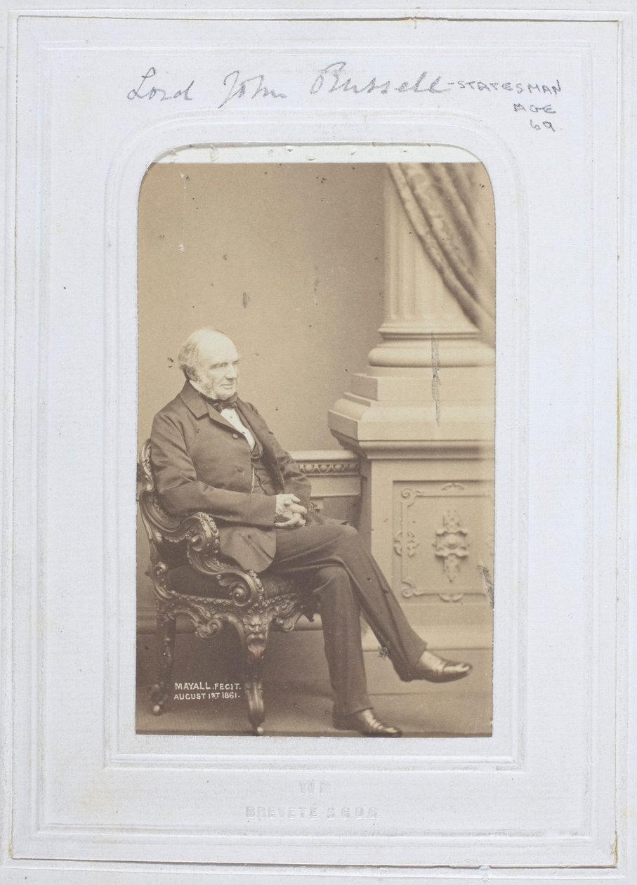 Lord John Russell da John Jabez Edwin Mayall
