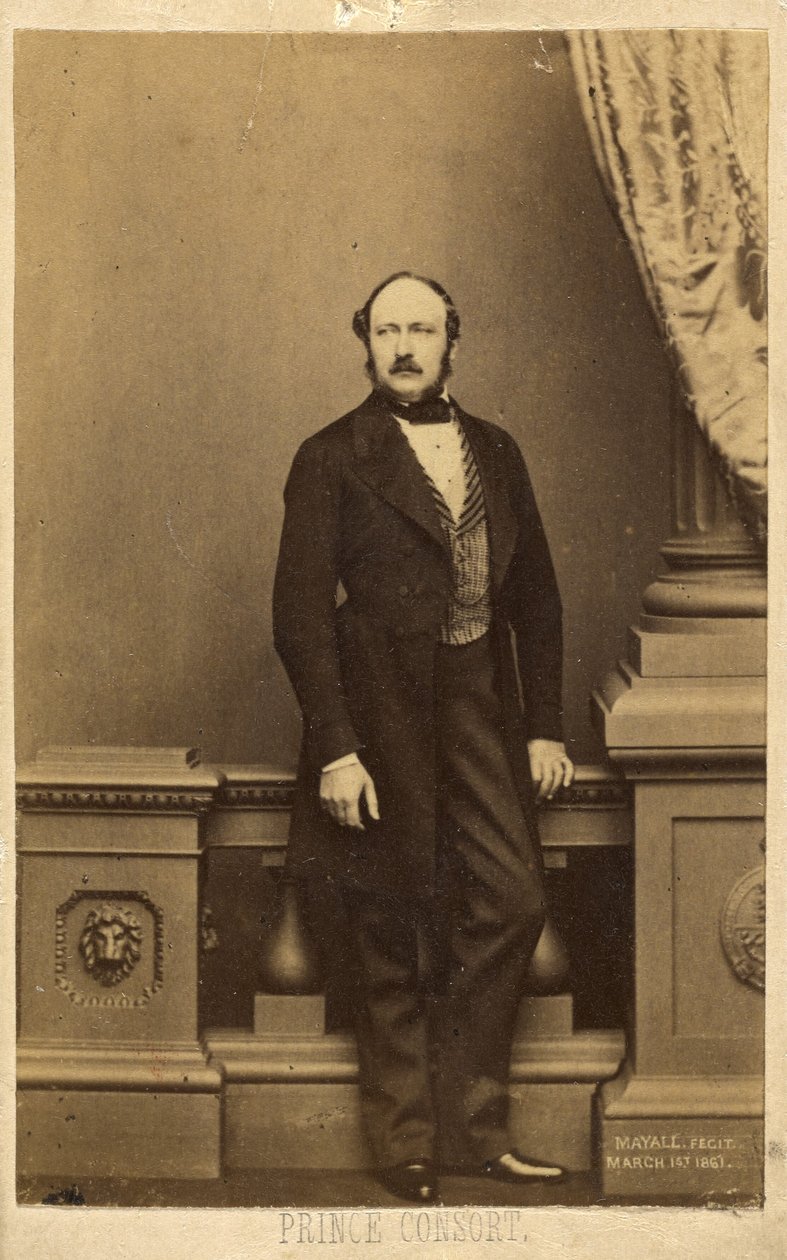 Principe consorte. [Francesco Carlo Augusto Emanuele Alberto, Principe di Sassonia-Coburgo-Gotha] da John Jabez Edwin Mayall