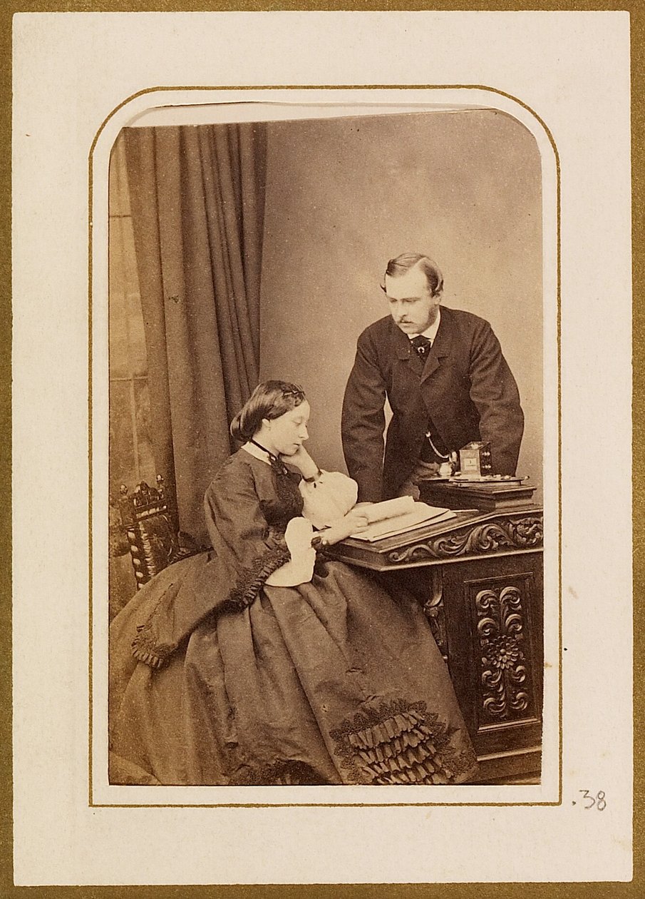 Il principe e la principessa Luigi d’Assia da John Jabez Edwin Mayall