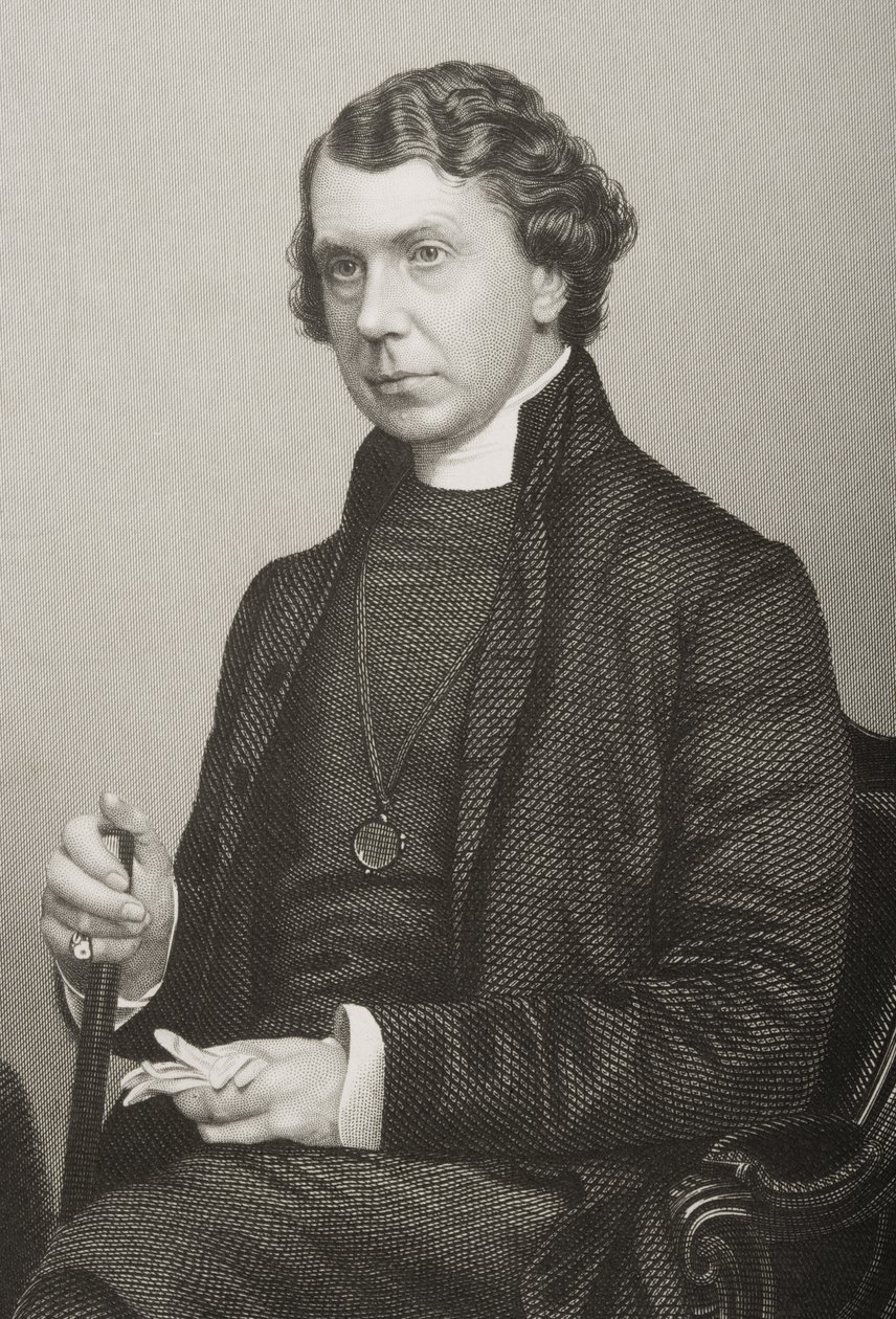 Archibald Campbell Tait (1811-82) inciso da D.J. Pound da una fotografia, da 