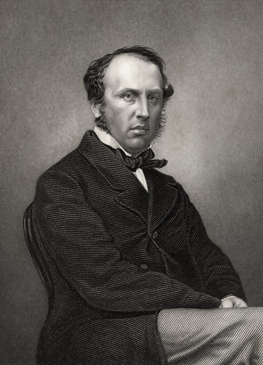 Charles John Canning, 1° Conte Canning, inciso da D.J. Pound da una fotografia, da 