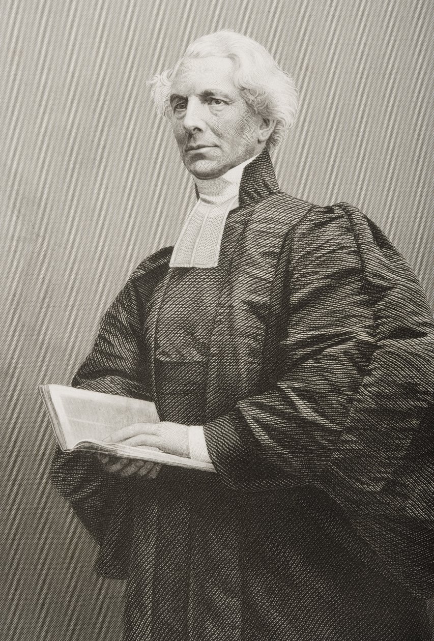 Hugh McNeile (1795-1879) inciso da D.J. Pound da una fotografia, da 
