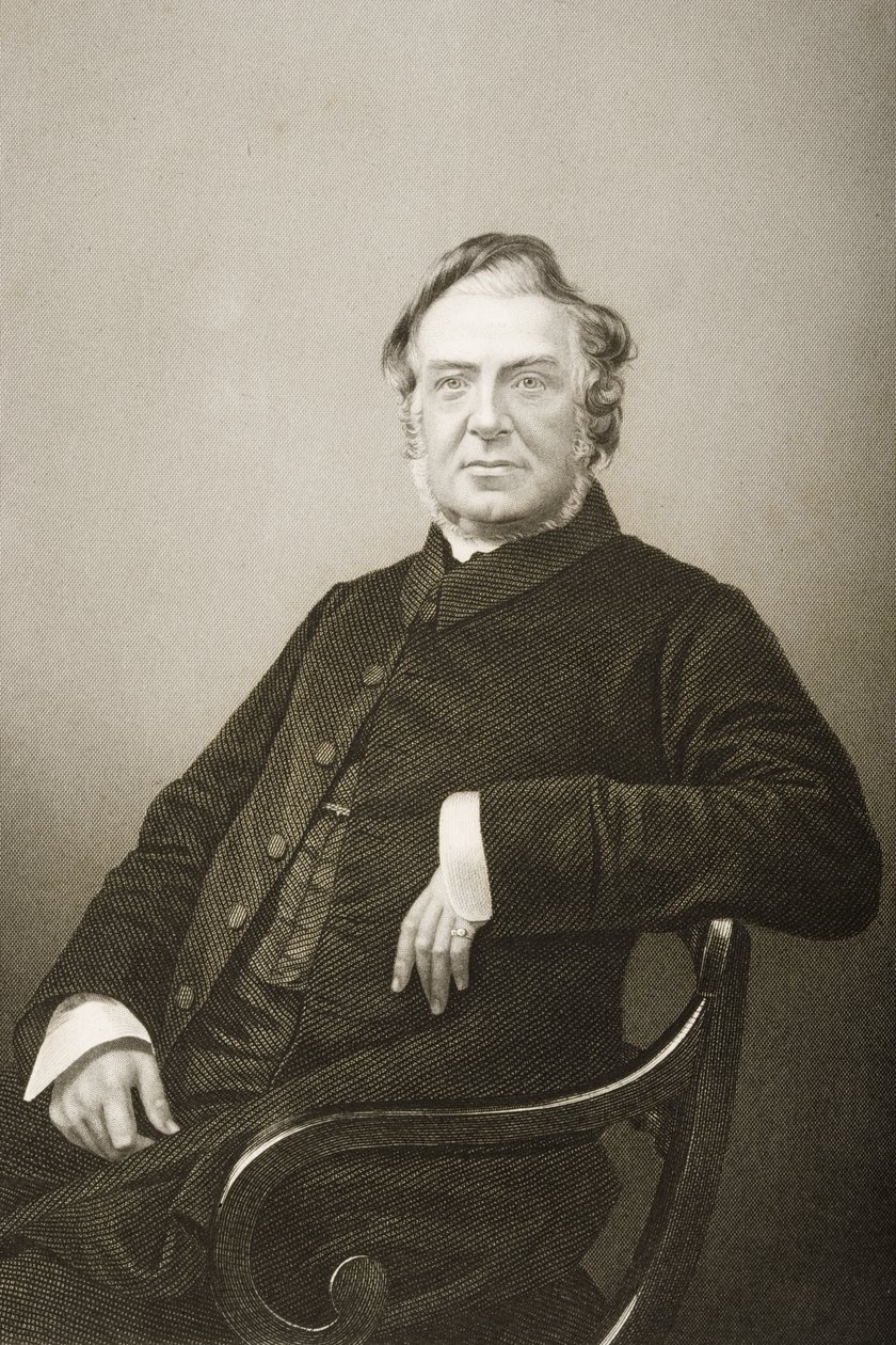 Hugh Stowell (1799-1845) inciso da D.J. Pound da una fotografia, da 