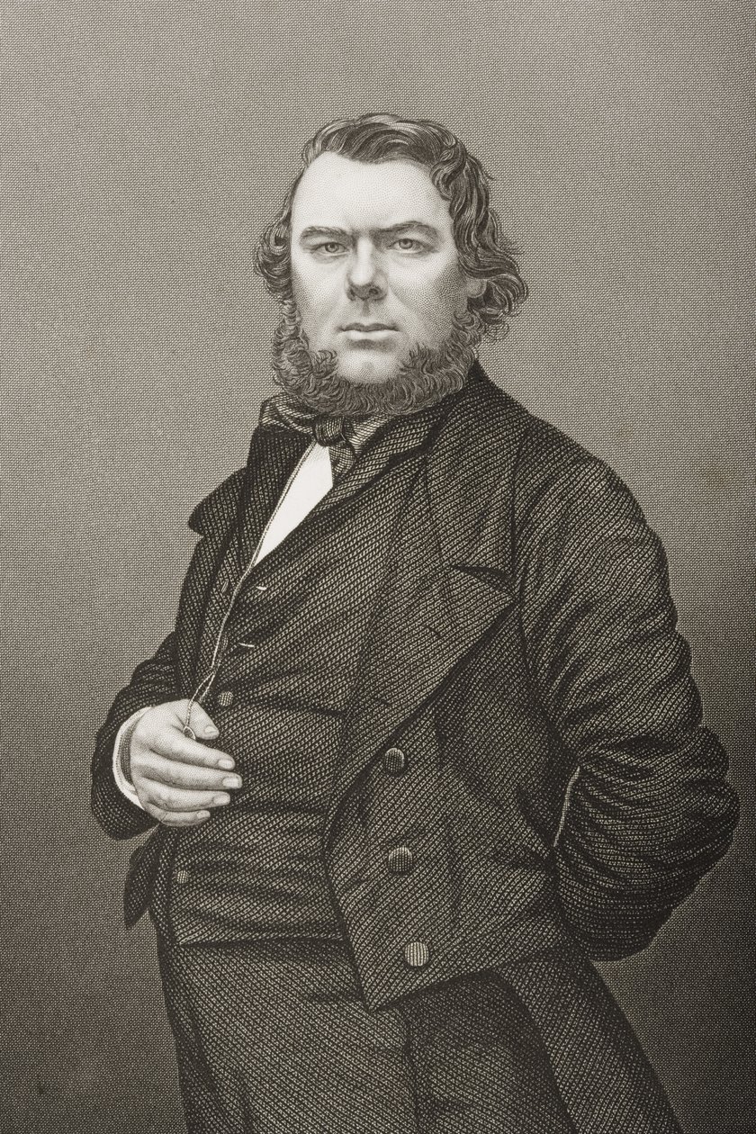 Hugh Stowell Brown (1823-86) inciso da D.J. Pound da una fotografia, da 