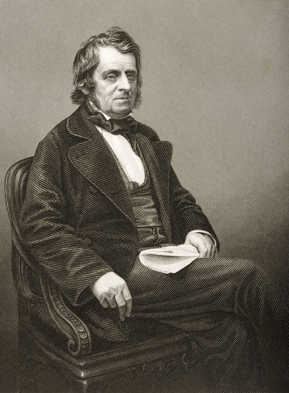 John Arthur Roebuck (1801-79) inciso da D.J. Pound da una fotografia, da 