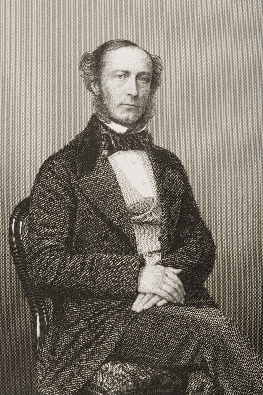 John Walter (1818-94) inciso da D.J. Pound da una fotografia, da 