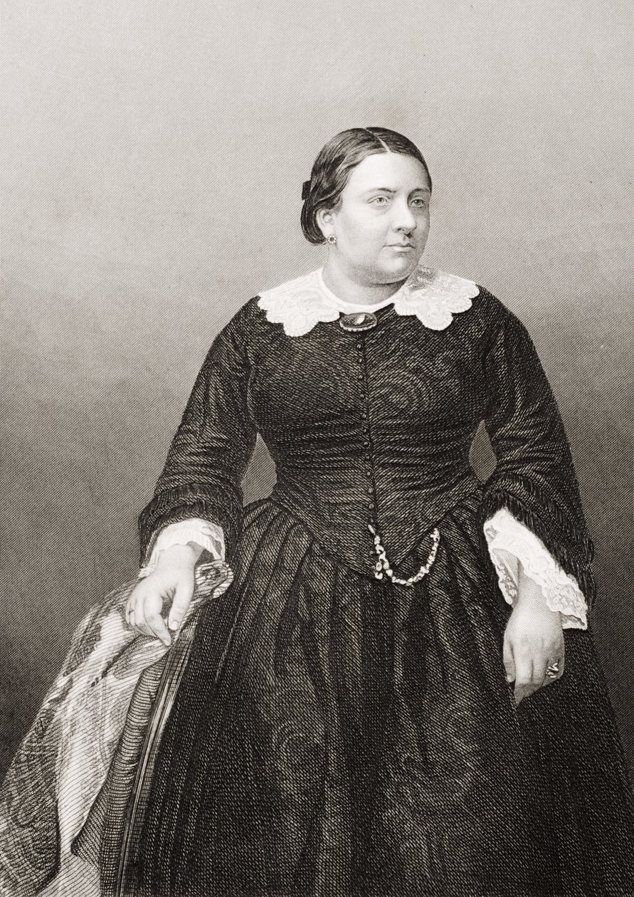 Madame Marietta Alboni (1824-94) incisa da D.J. Pound da una fotografia, da 