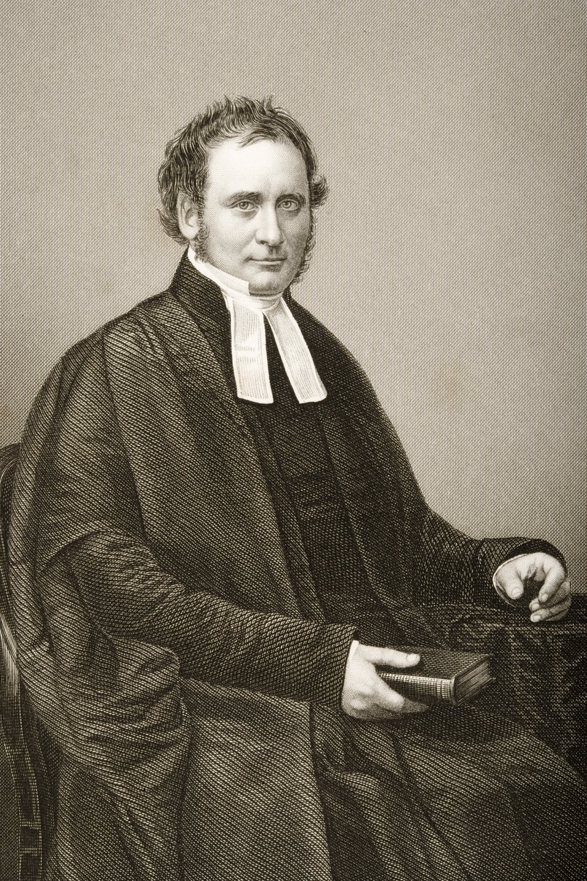 Robert Bickersteth (1816-84) inciso da D.J. Pound da una fotografia, da 