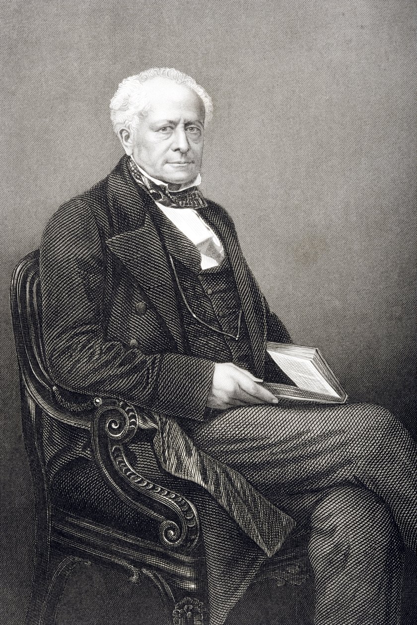 Sir Fitzroy Kelly (1796-1880) inciso da D.J. Pound da una fotografia, da 