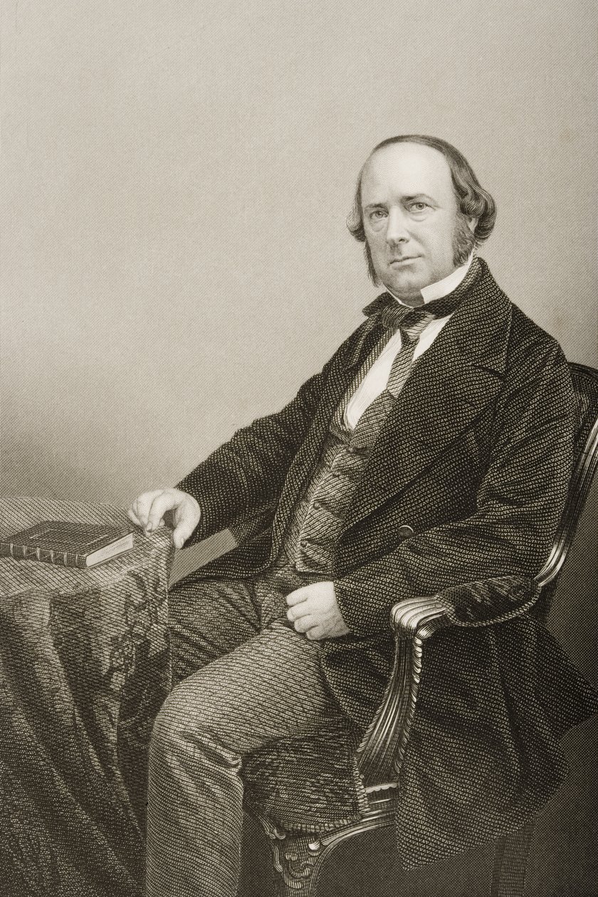 Thomas Wright (1810-77) inciso da D.J. Pound da una fotografia, da 