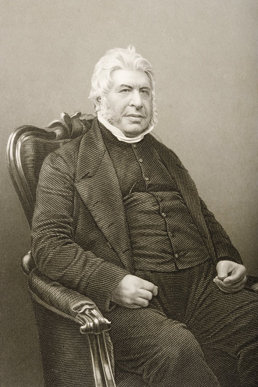 Walter Farquhar Hook (1798-1875) inciso da D.J. Pound da una fotografia, da 