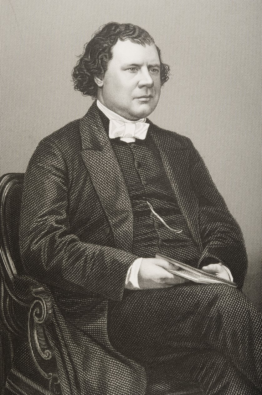 William Morley Punshon (1824-81) inciso da D.J. Pound da una fotografia, da 