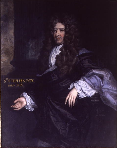 Sir Stephen Fox, Paymaster General da John James Bakker