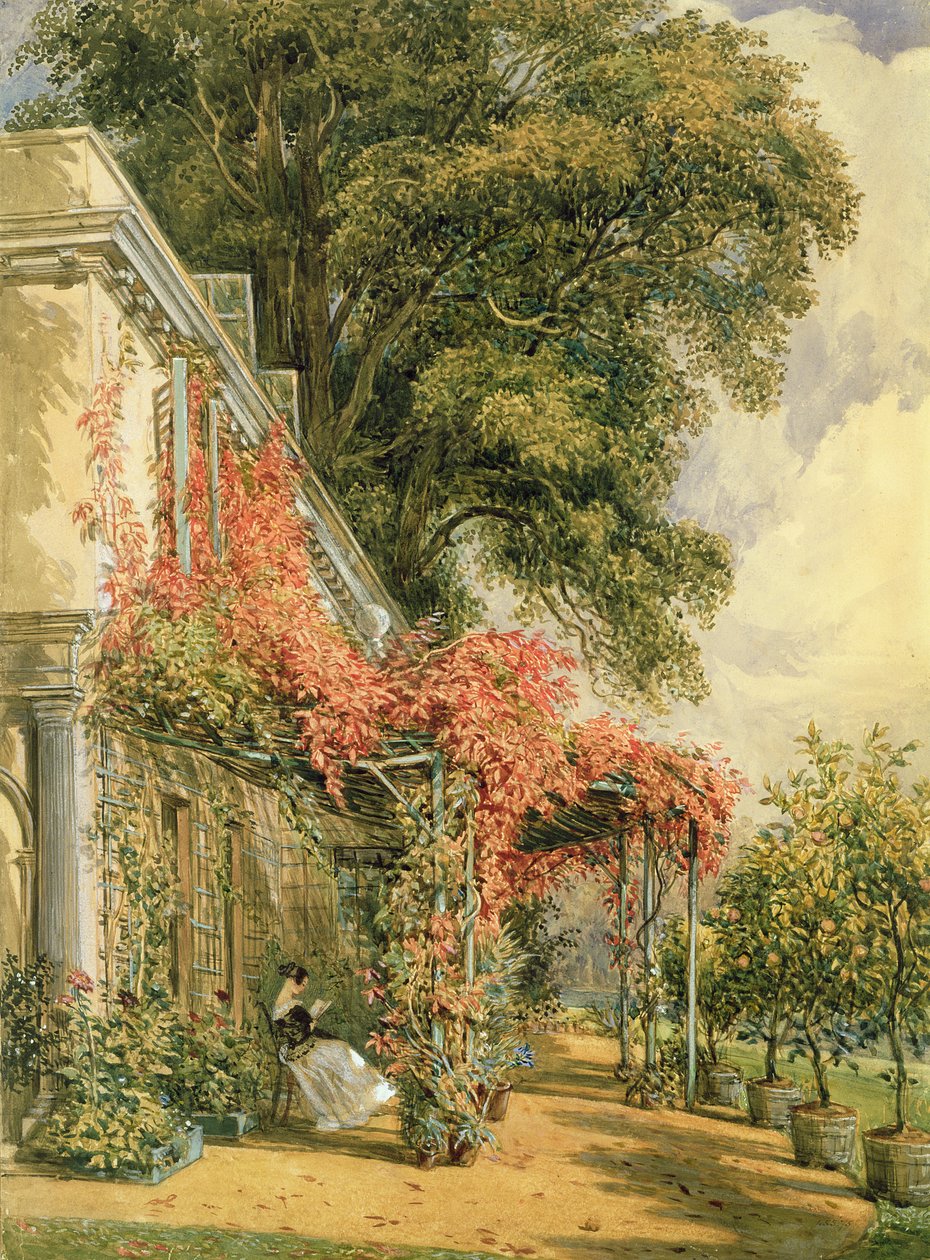 Facciata del giardino della casa del signor Robert Vernon a Twickenham da John James Chalon