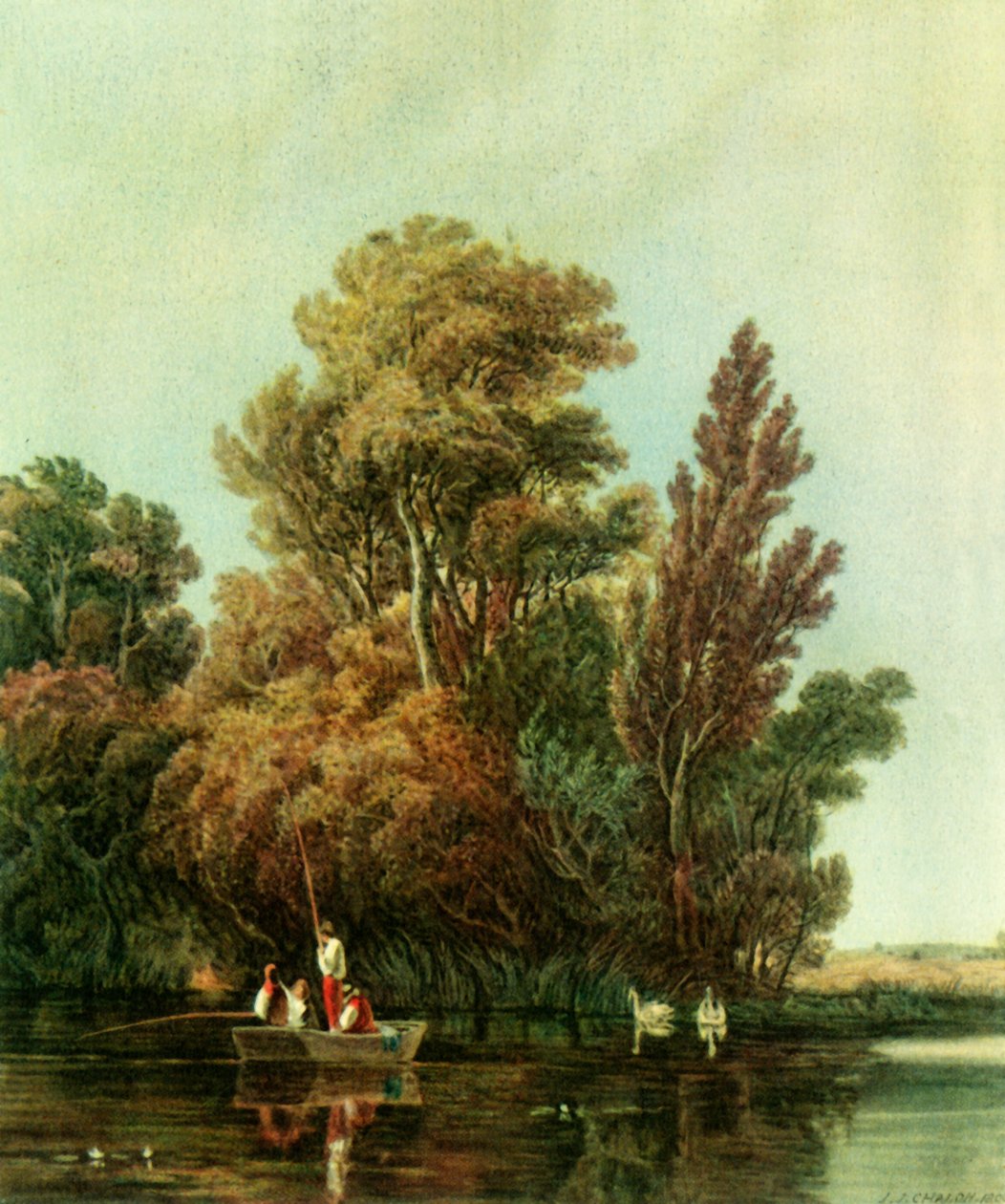 La piscina del pescatore da John James Chalon