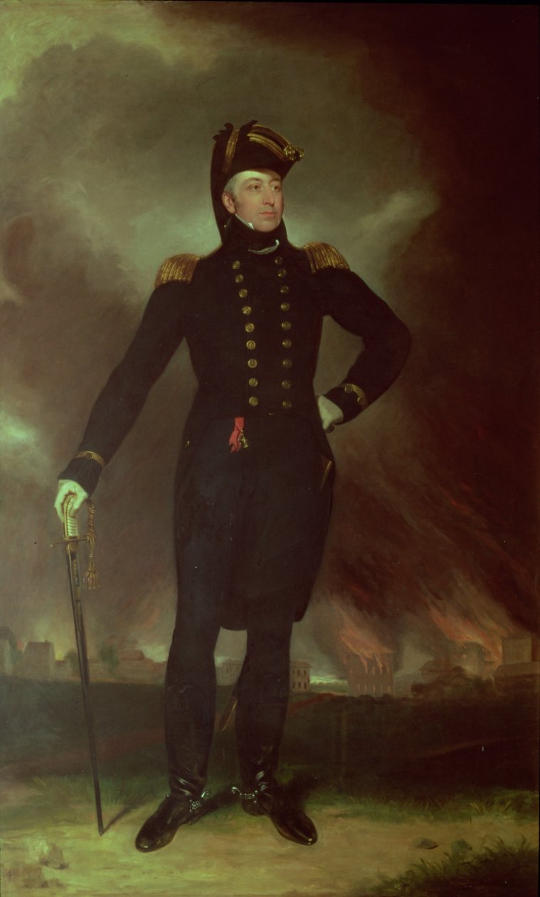 Ritratto di Sir George Cockburn, 1851 da John James Halls