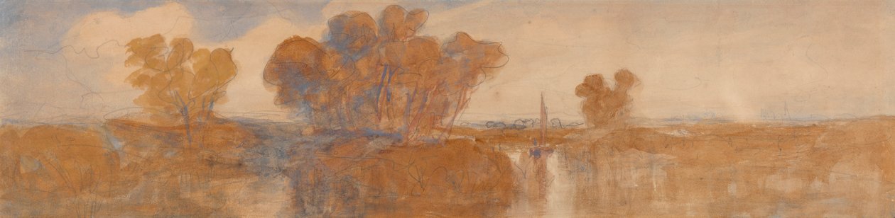 Vista Distante di Norwich da John Joseph Cotman