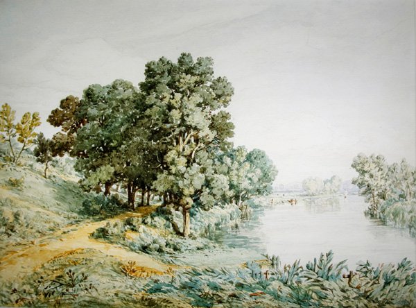 Postwick Grove sul fiume Yare da John Joseph Cotman