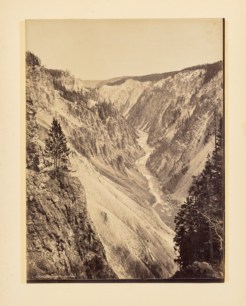 Il Grand Canyon dello Yellowstone da John K. Hillers