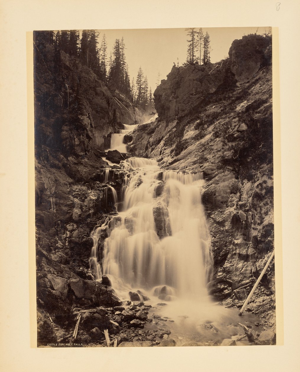 Cascate di Little Fire Hole da John K. Hillers