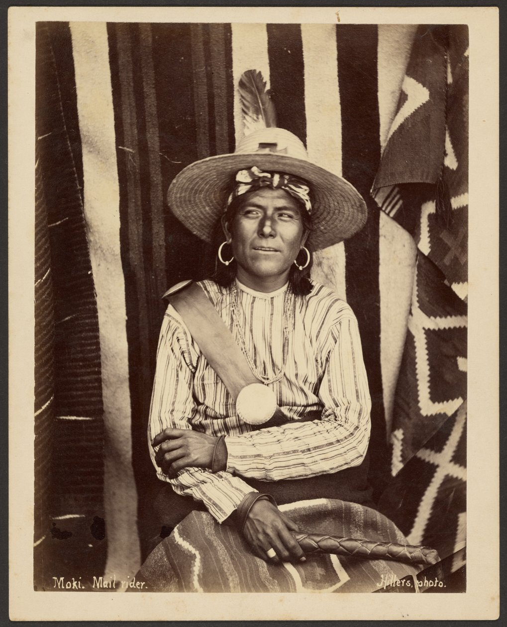 Cavaliere postale Moki da John K. Hillers