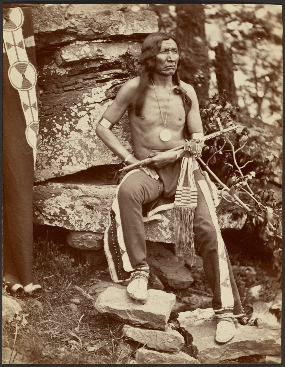 Yellow Bear, della nazione Muscogee a Okmulgee da John K. Hillers