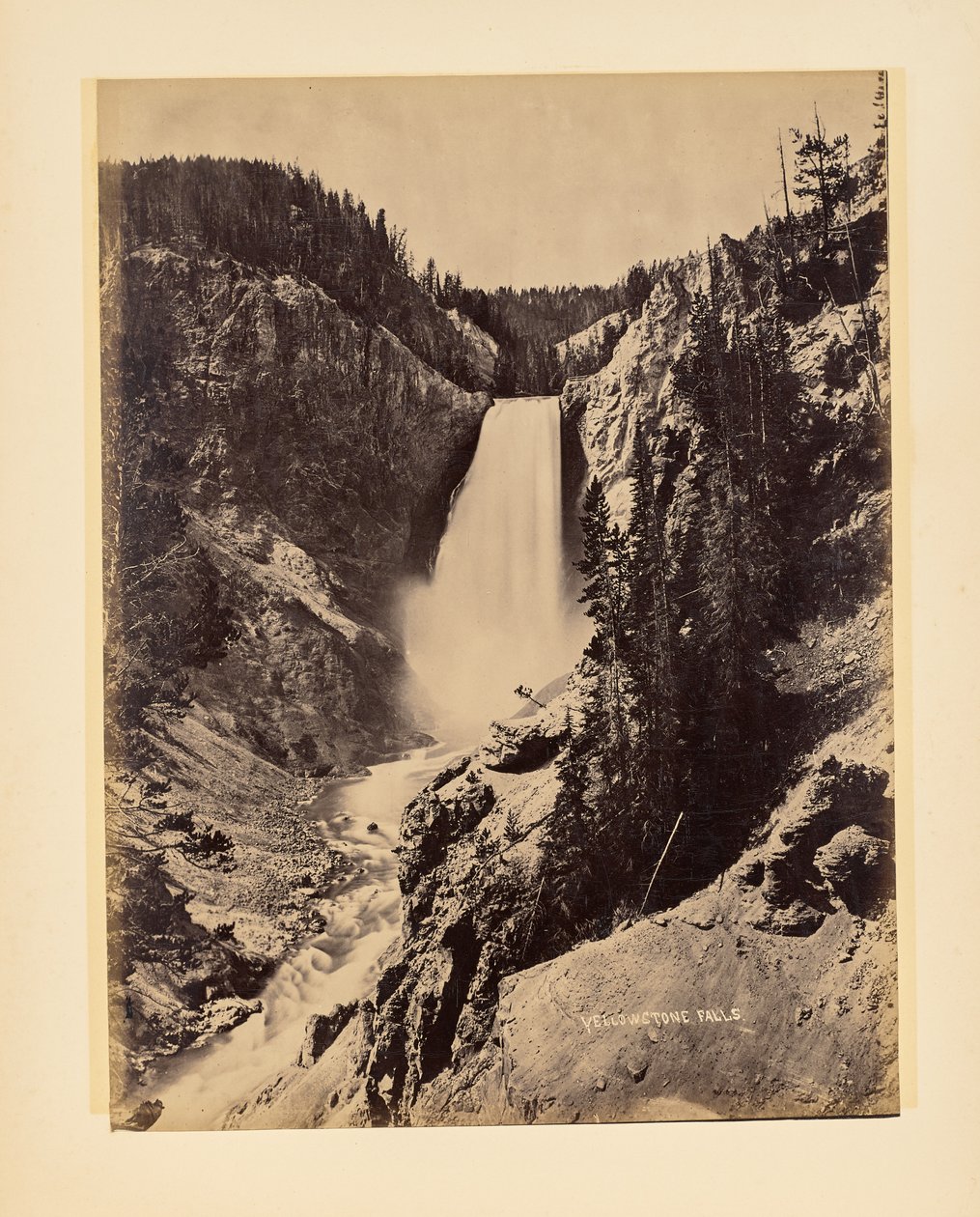Cascate di Yellowstone da John K. Hillers