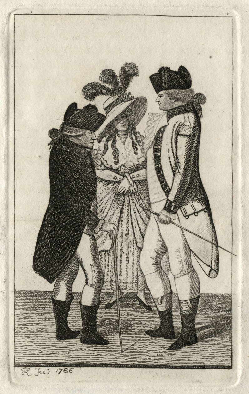 Il capitano Page; il capitano Vicars; con un ammiratore di John Kay da John Kay