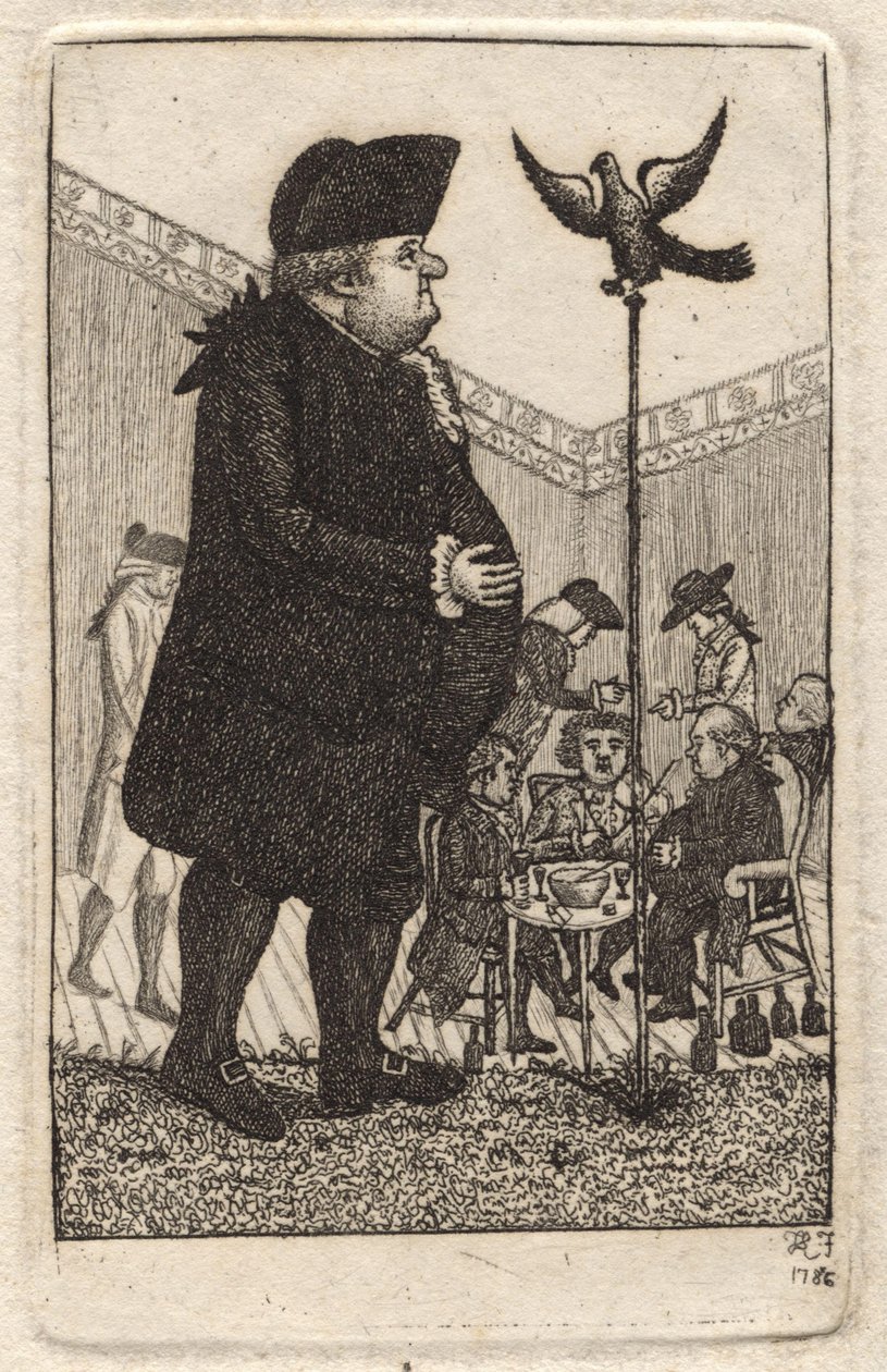 James Graham; John Brown; Mr Little; William Cullen; William Bellenden-Ker, duca di Roxburghe; Alexander Hamilton; John Lamont da John Kay