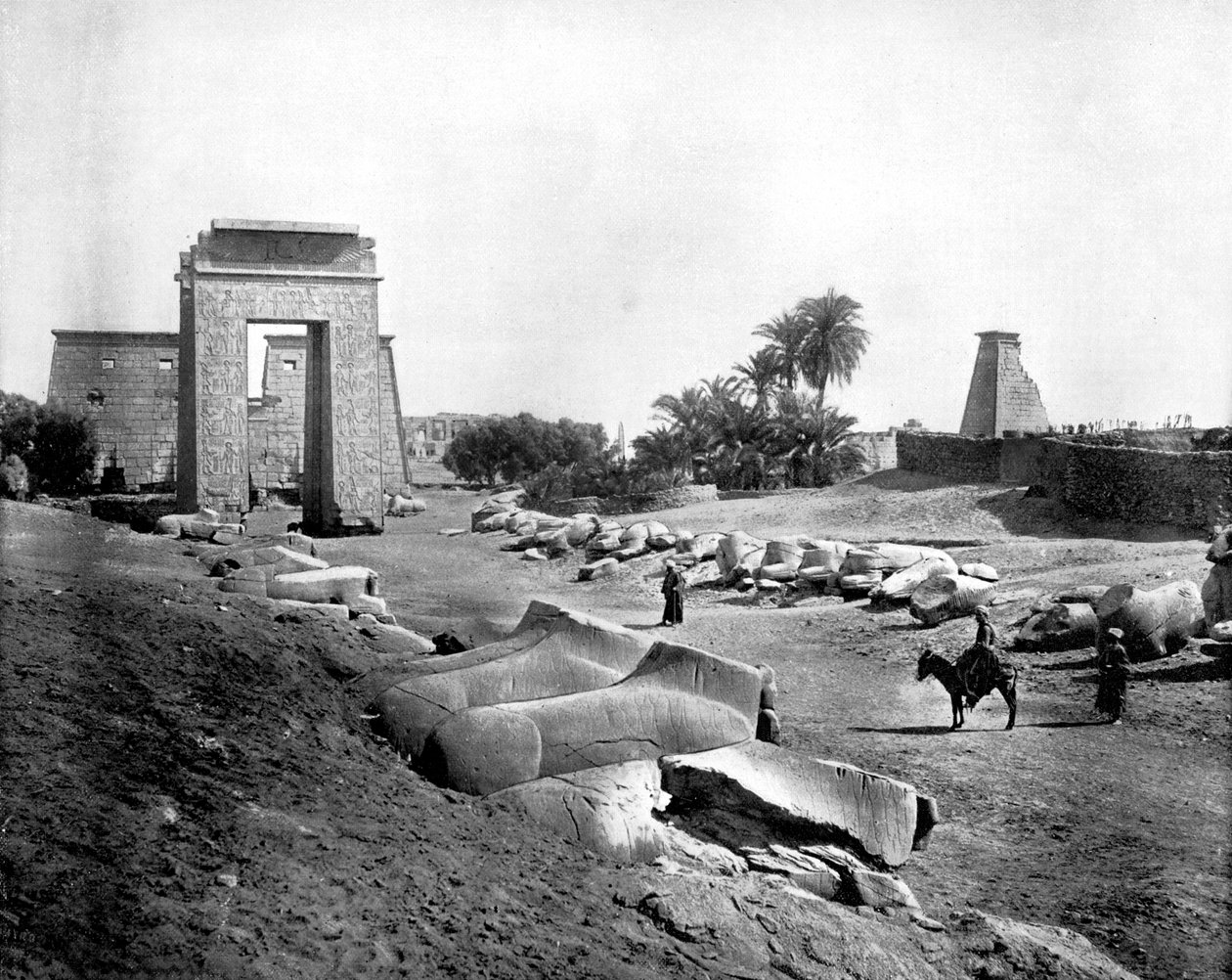 Viale delle Sfingi, Karnak, Egitto da John L. Stoddard