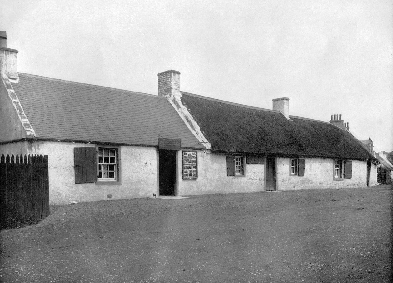 Cottage di Burns, Scozia, 1893 da John L. Stoddard