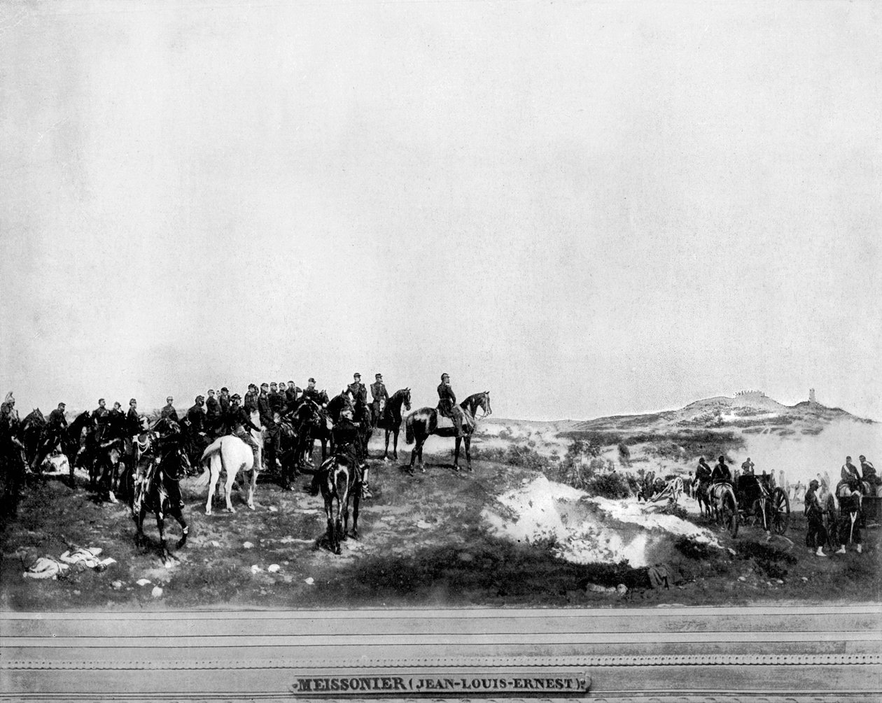 Napoleone III alla Battaglia di Solferino, 1859, 1893 da John L. Stoddard