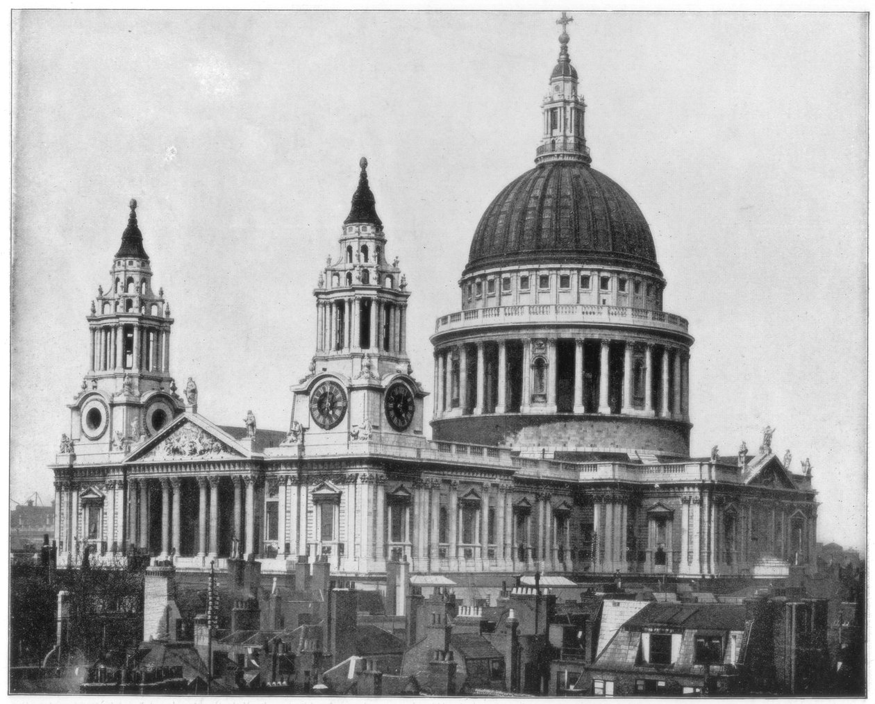 Cattedrale di San Paolo, Londra, fine XIX secolo da John L. Stoddard