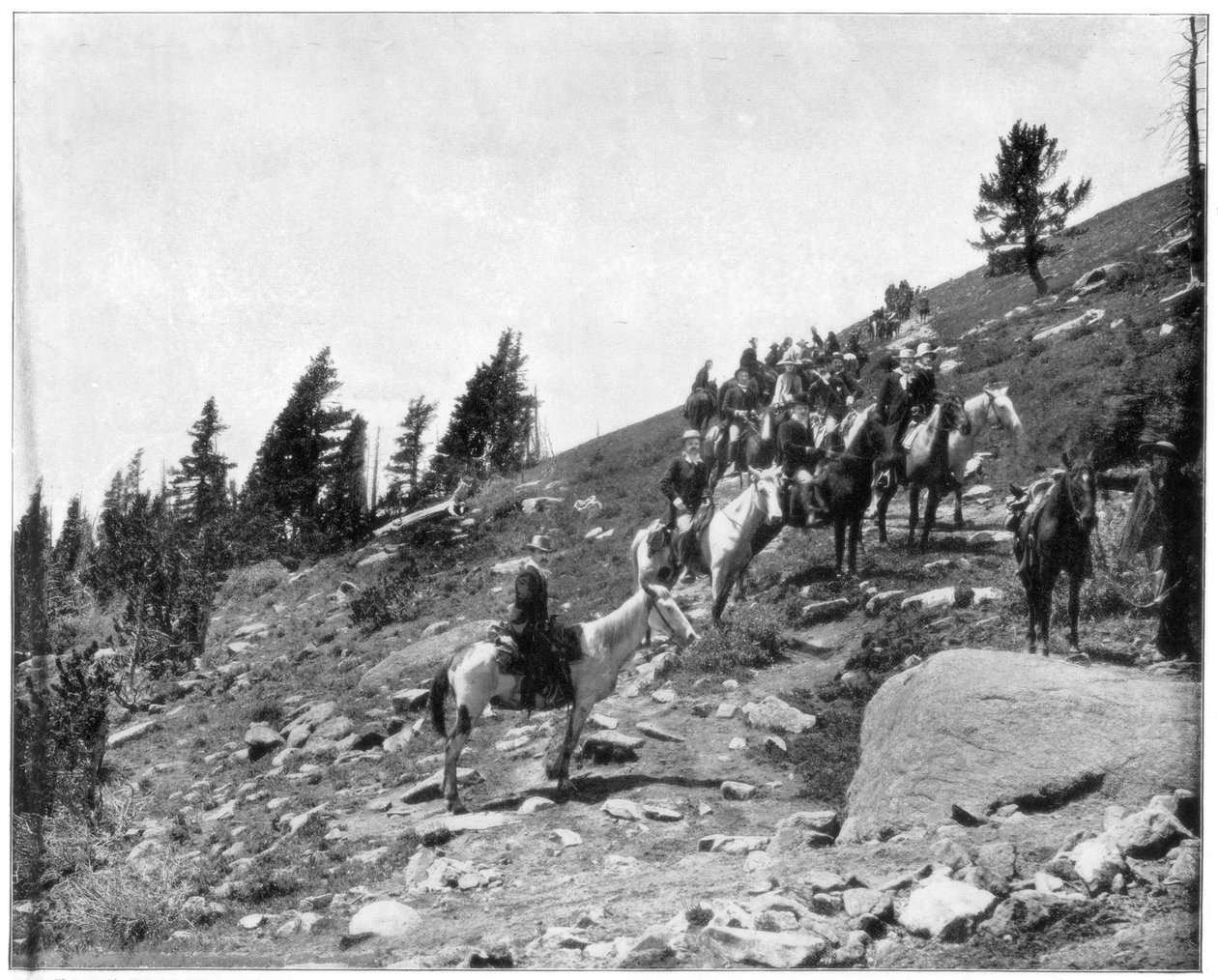 Windy Point, Pikes Peak, Colorado, fine XIX secolo da John L. Stoddard