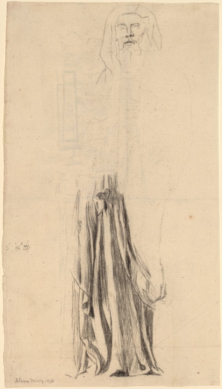 Studio per Mosè - Chiesa della Trinità, Boston da John La Farge