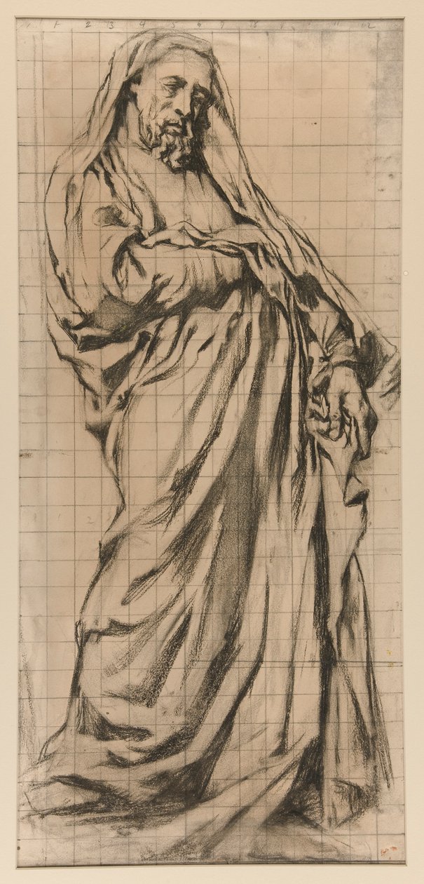 Studio per la Chiesa della Trinità: Geremia da John La Farge