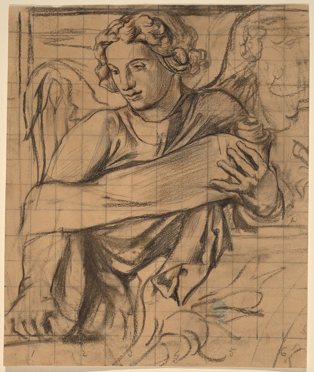 Angelo - Murale della chiesa della Trinità da John La Farge or Lafarge